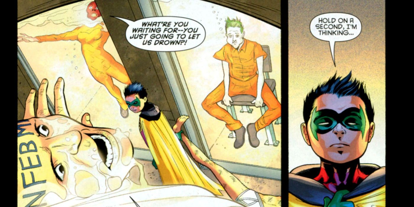 Damian Wayne as Robin in The White Knight arc