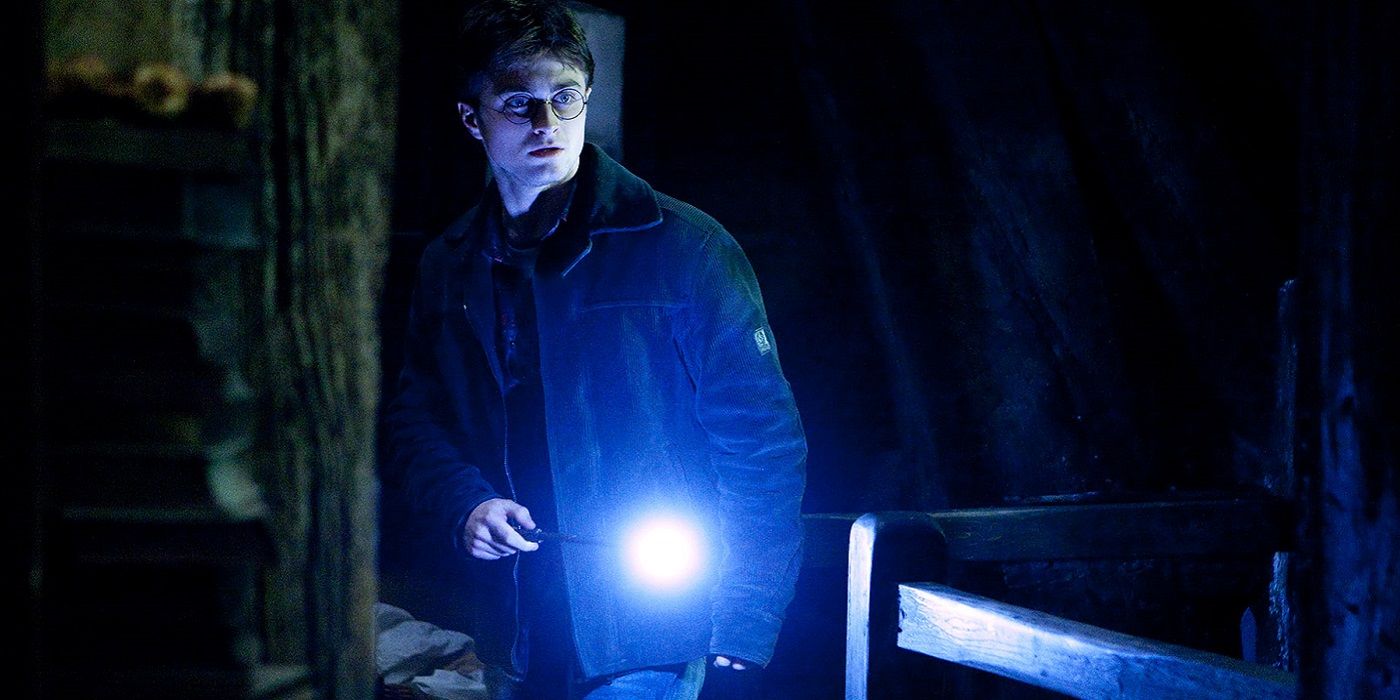 Daniel Radcliffe as Harry Potter Lumos Light Spell