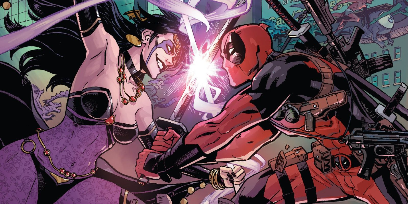 Deadpool and Blade Battle…Wade's Wife