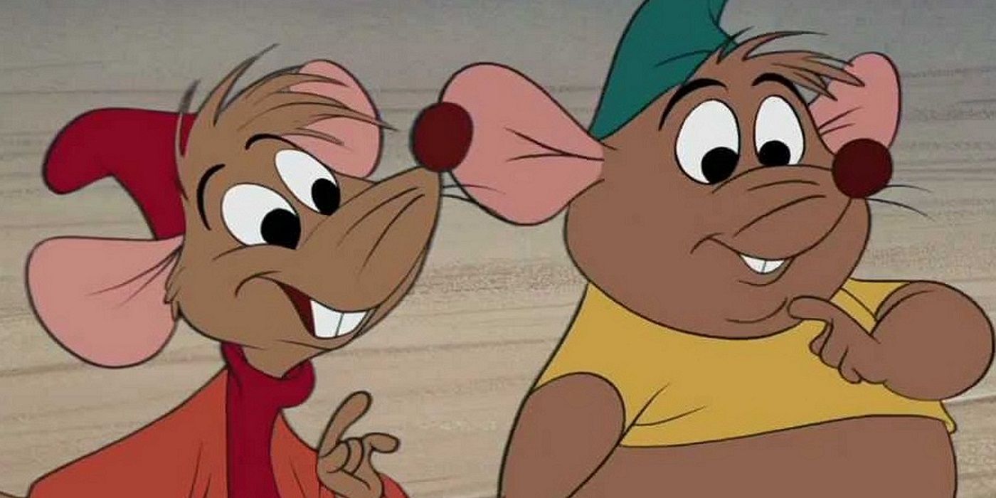 Disney Animated Cinderella Jaq Gus Two Mice