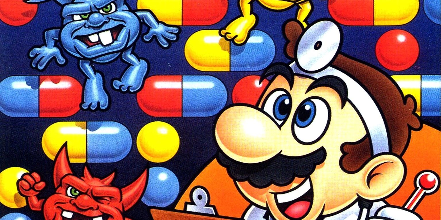Dr. Mario box art NES