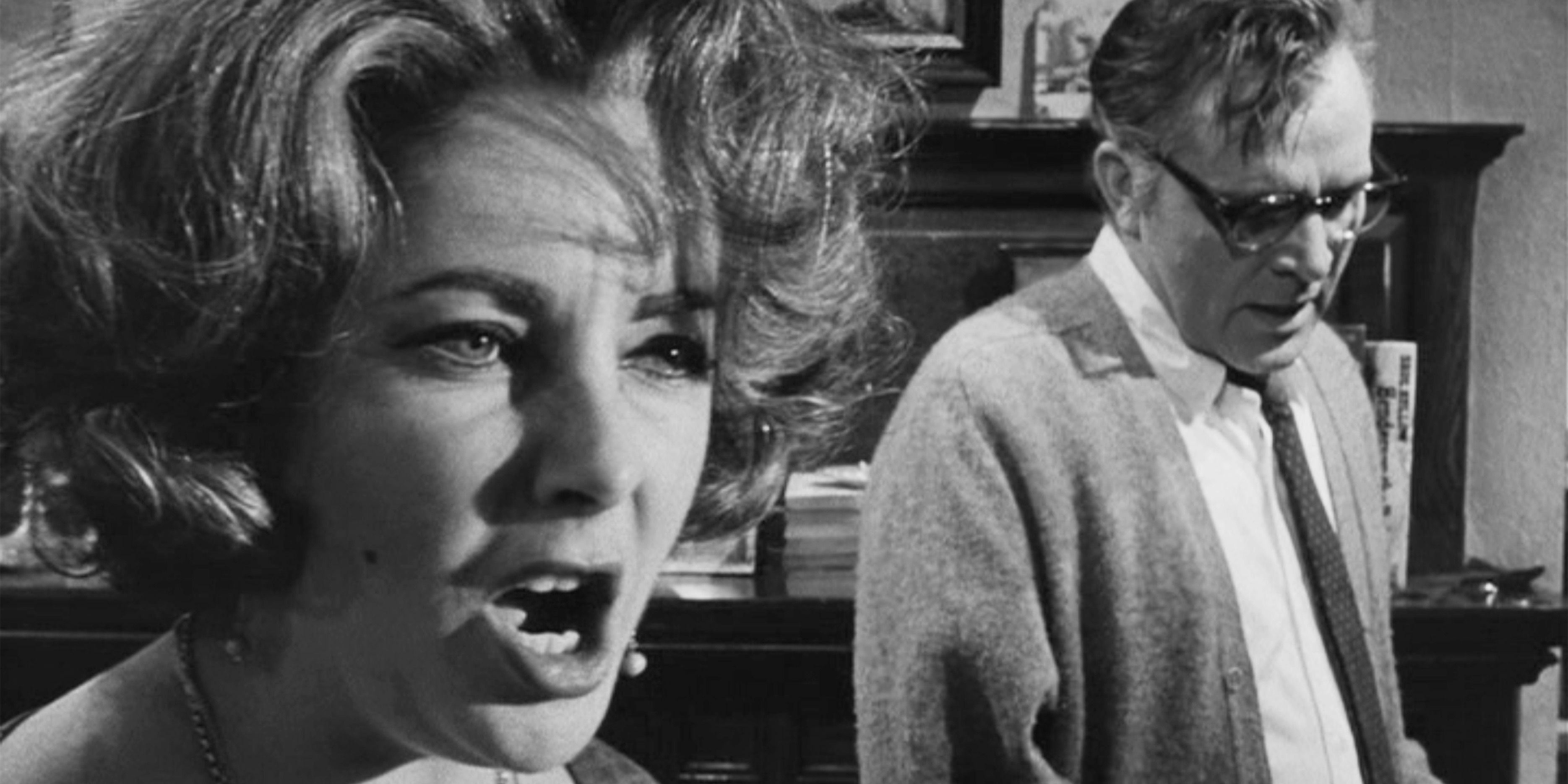 Elizabeth Taylor as Martha and Richard Burton as George in Who's Afraid of Virginia Woolf?