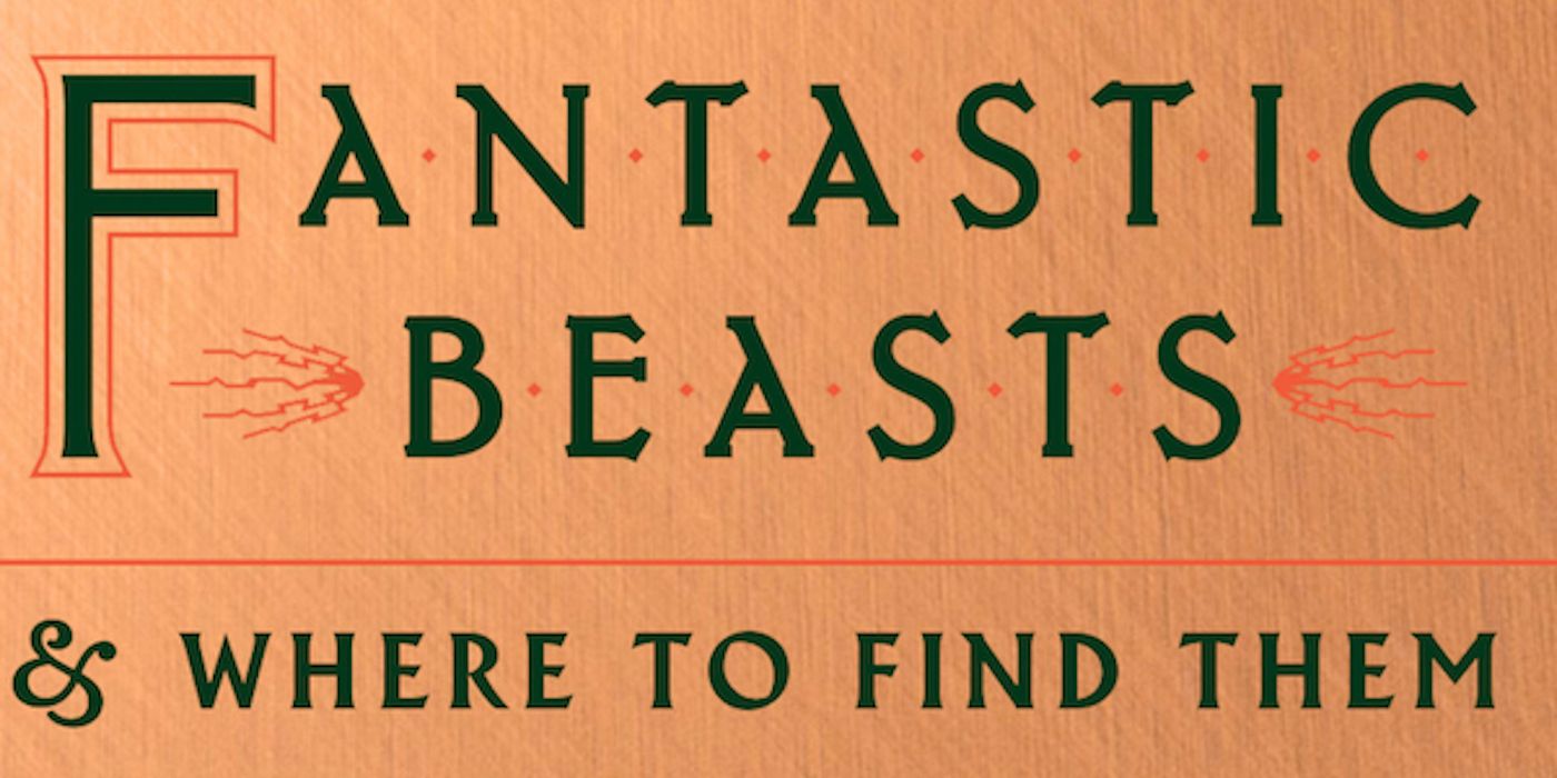 Fantastic Beasts and Where to Find Them Updated Book Cover