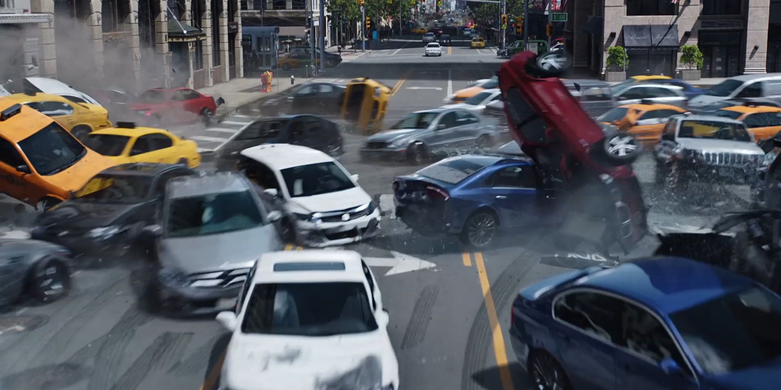 New York Car Stampede in Fate of the Furious