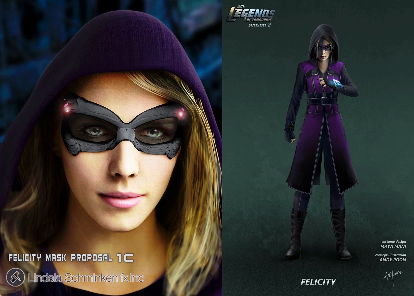 Felicity Smoak Superhero Mask Suit