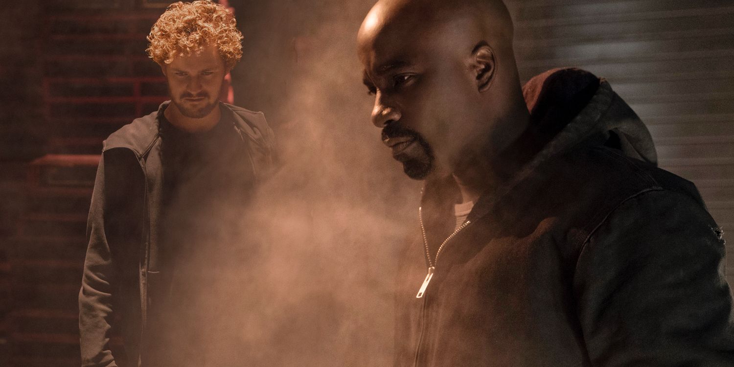 Finn Jones and Mike Colter