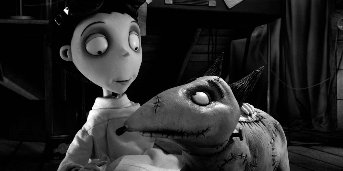 Victor and Sparky in Tim Burton's Frankenweenie