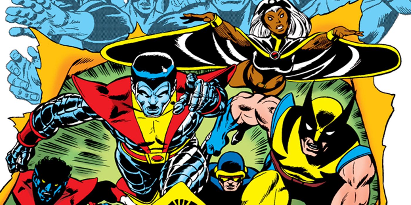 Giant Size X-Men team including Storm, Nightcrawler, Colossus, Wolverine, and Cyclops