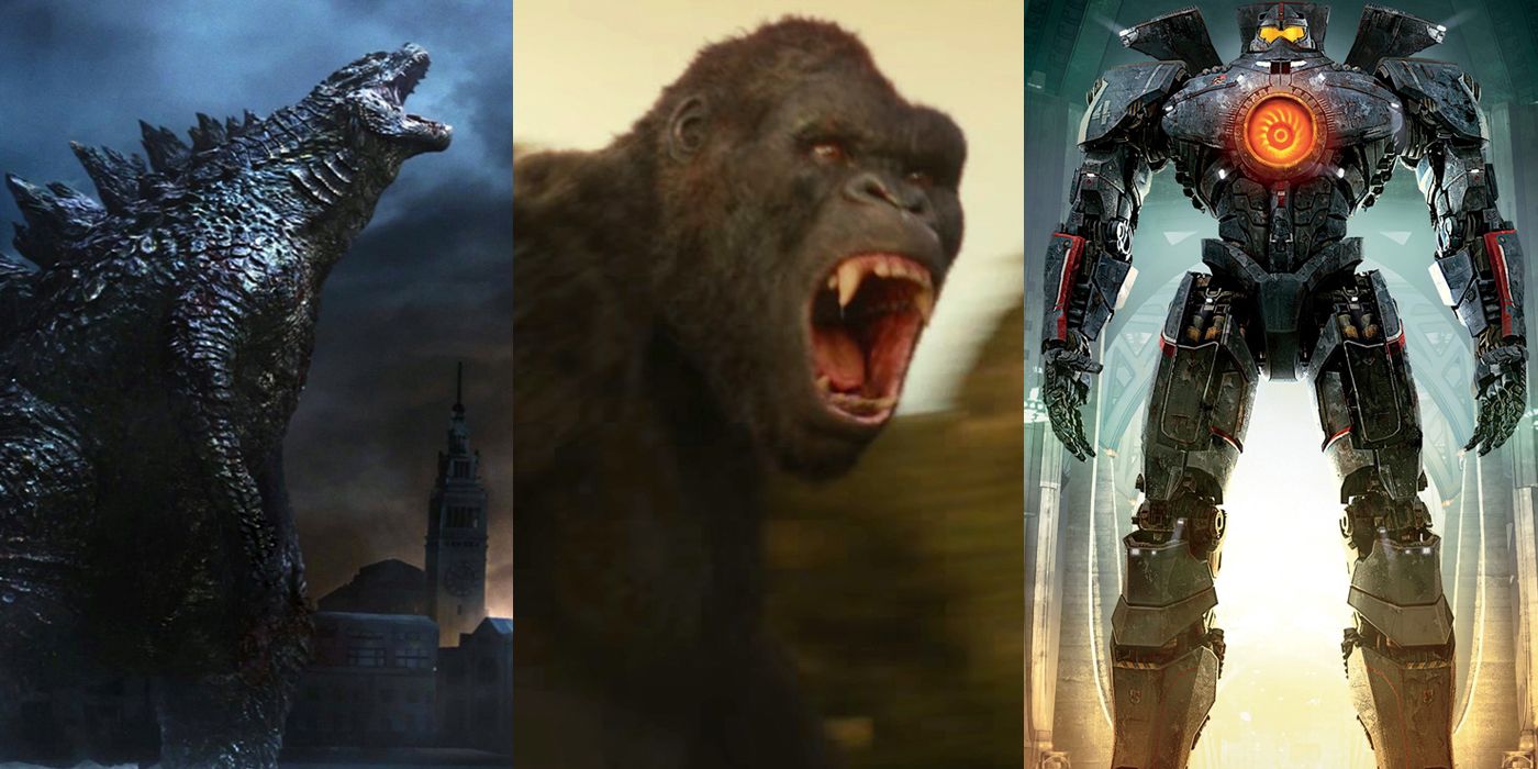 Godzilla and King Kong Skull Island and Pacific Rim