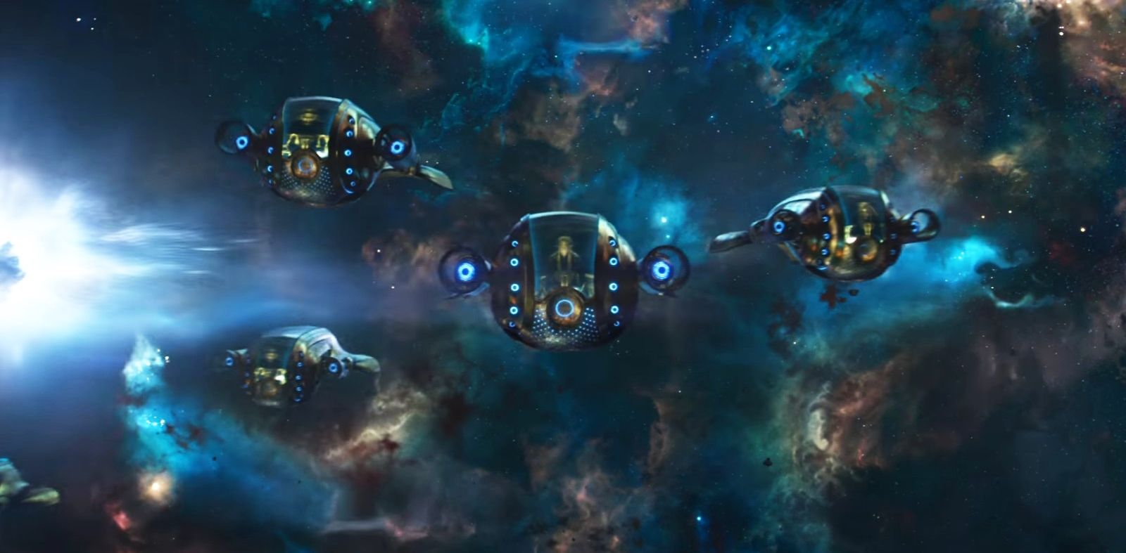 Guardians Galaxy Sovereign Spaceships