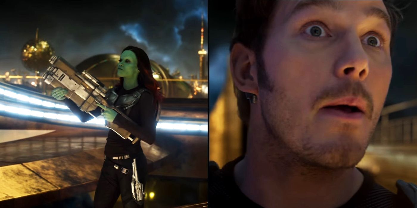 Guardians Galaxy Trailer Gamora Rifle
