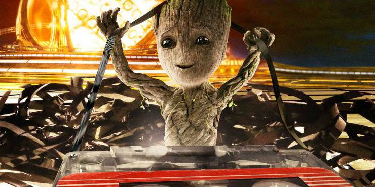 Guardians of the Galaxy 2 Image: Baby Groot Ruins Awesome Mixtape #2