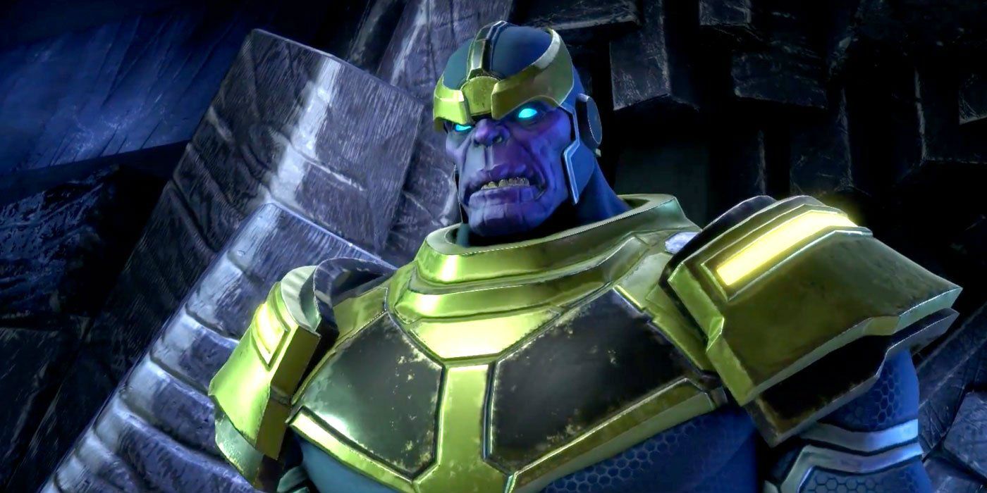 An image of Thanos in Telltale's Guardians of the Galaxy game