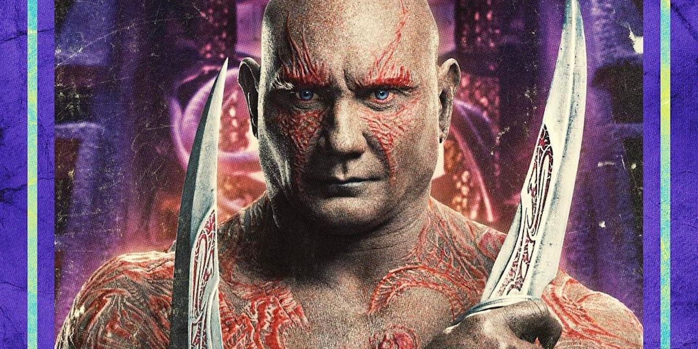 Guardians of the Galaxy Vol 2 Character Poster for Drax - Cropped