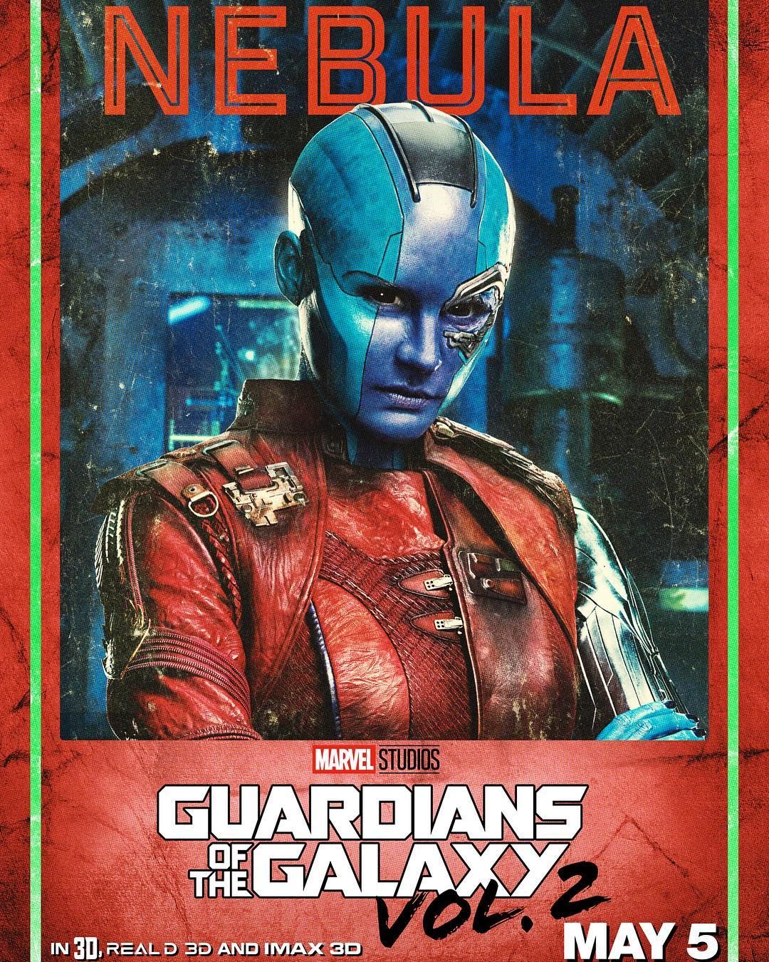 Guardians of the Galaxy Vol 2 Character Poster for Nebula