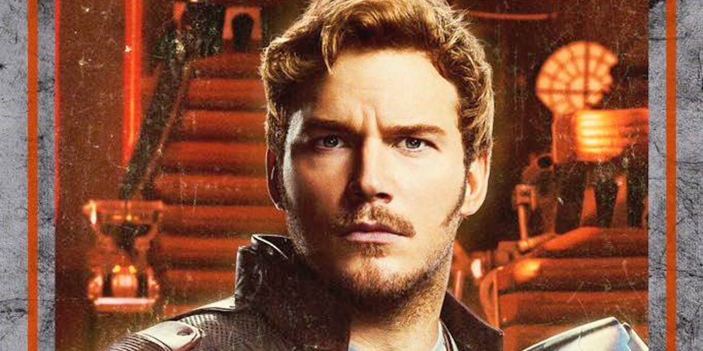 Guardians of the Galaxy Vol 2 Character Poster for Star-Lord aka Peter Quill - Cropped