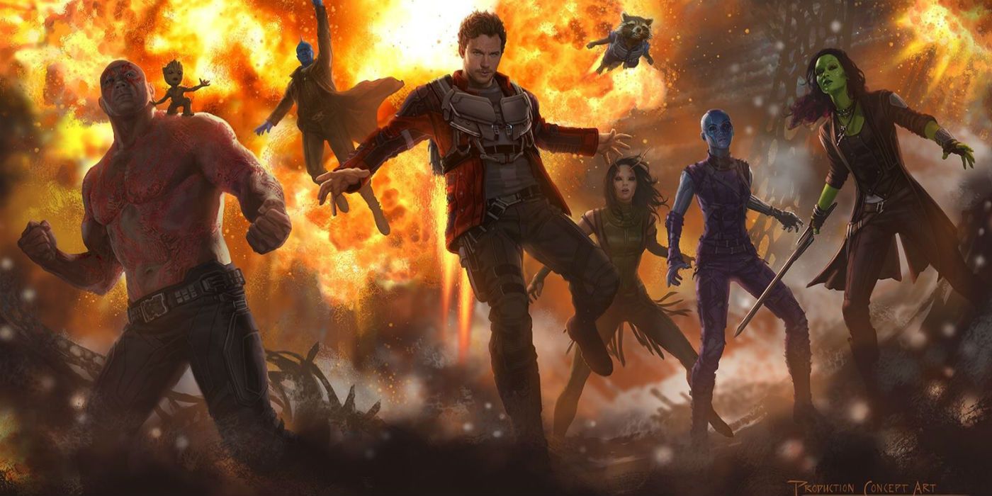 Guardians of the Galaxy Vol 2 cast concept art