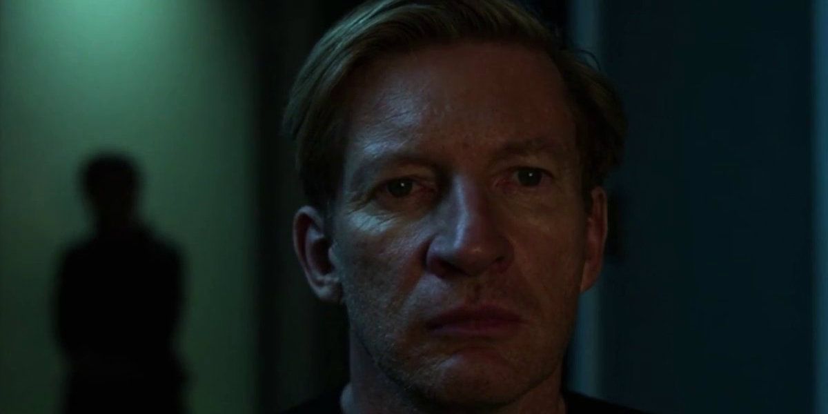 Harold Meachum's face close up in Iron Fist