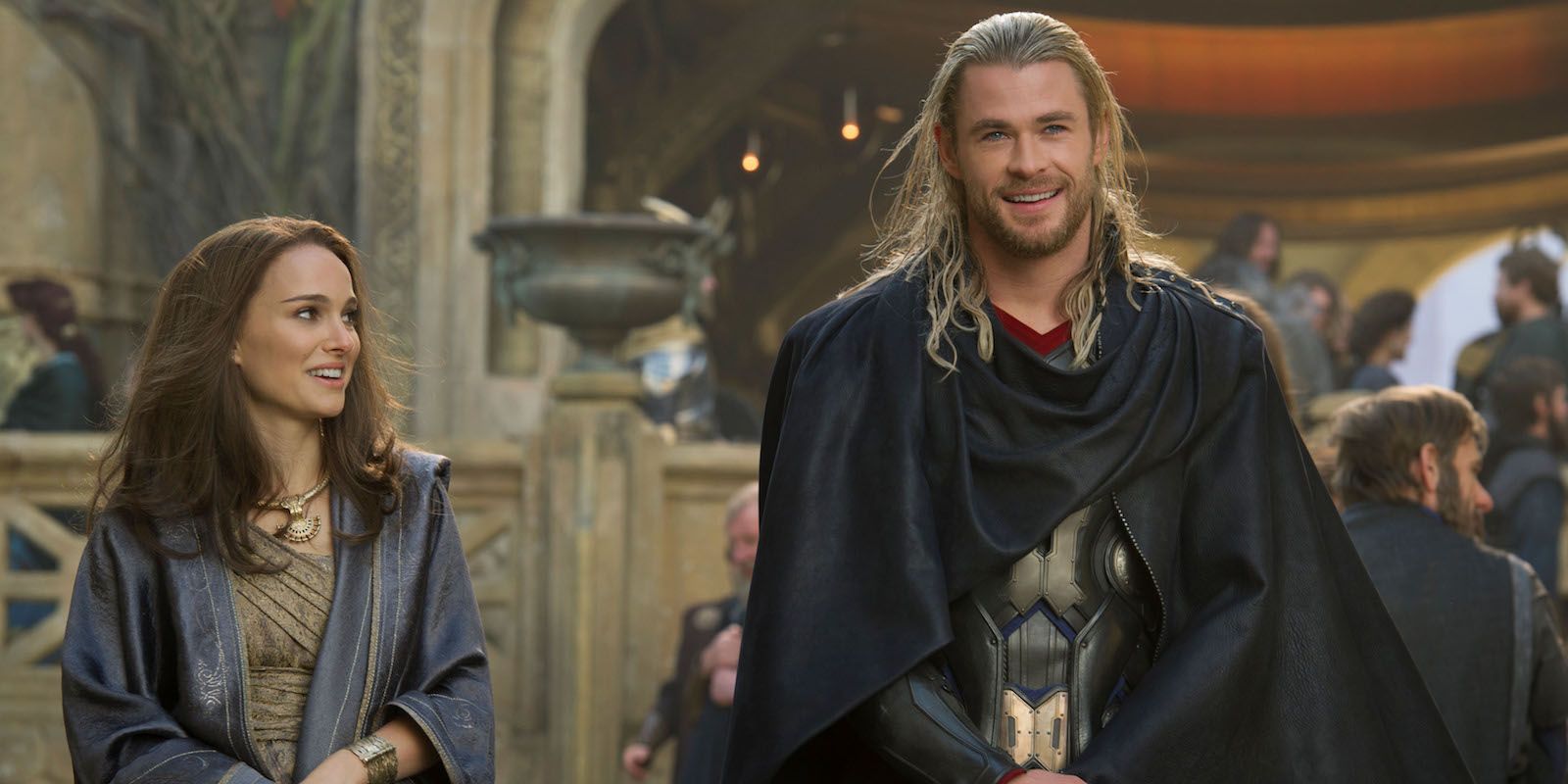 Jane Foster and Thor in The Dark World