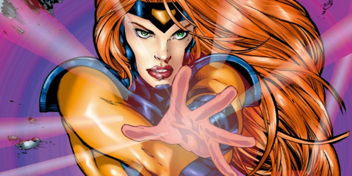 Jean Grey projects psychic energy in Marvel comics