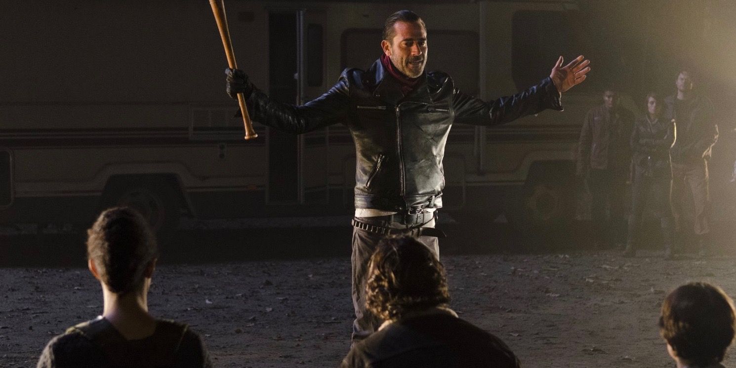 Jeffery Dean Morgan as Negan in The Walking Dead