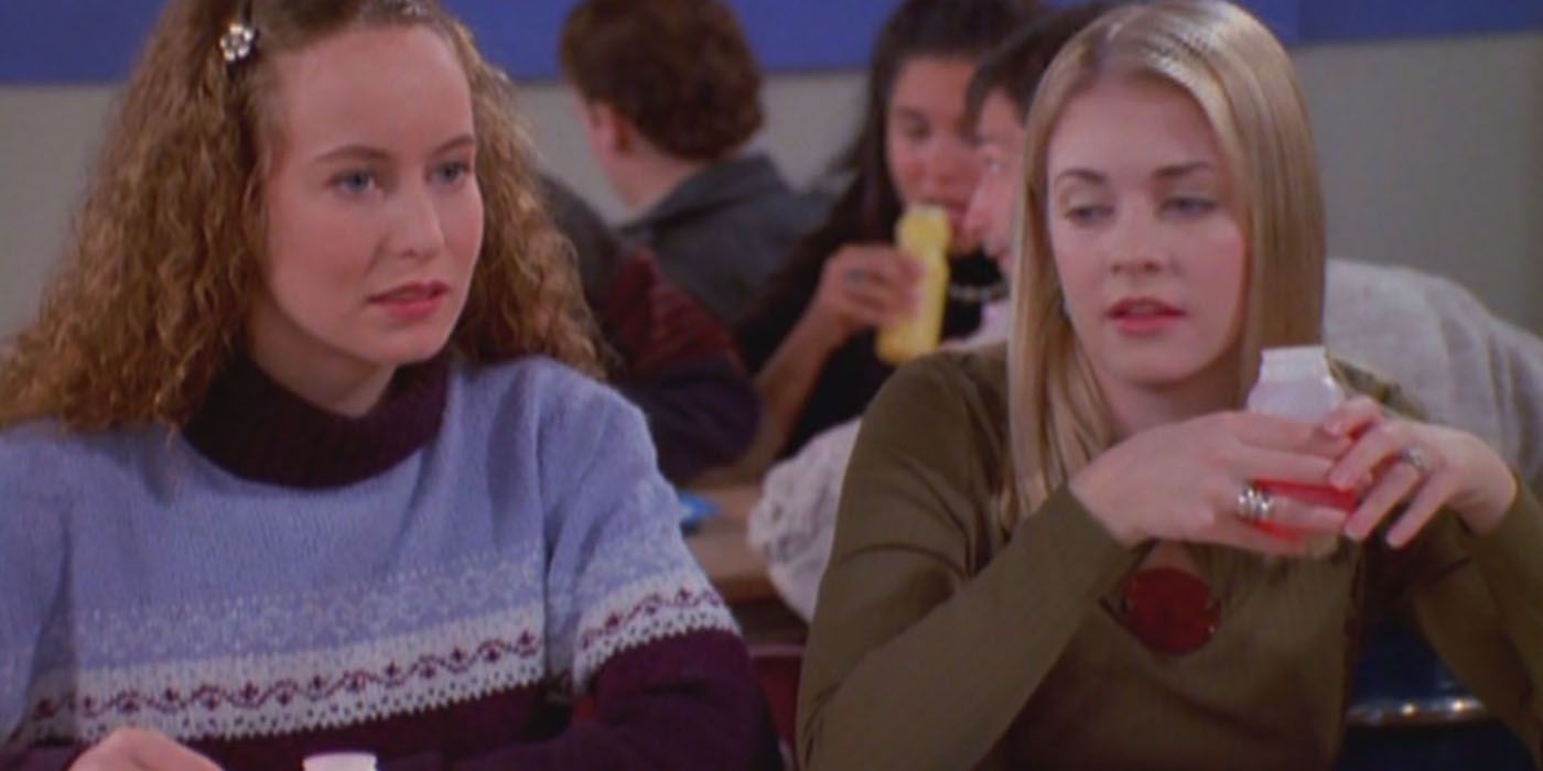 Jenny Kelly (Michelle Beaudoin) and Sabrina (Melissa Joan Hart), Sabrina the Teenage Witch, Season One