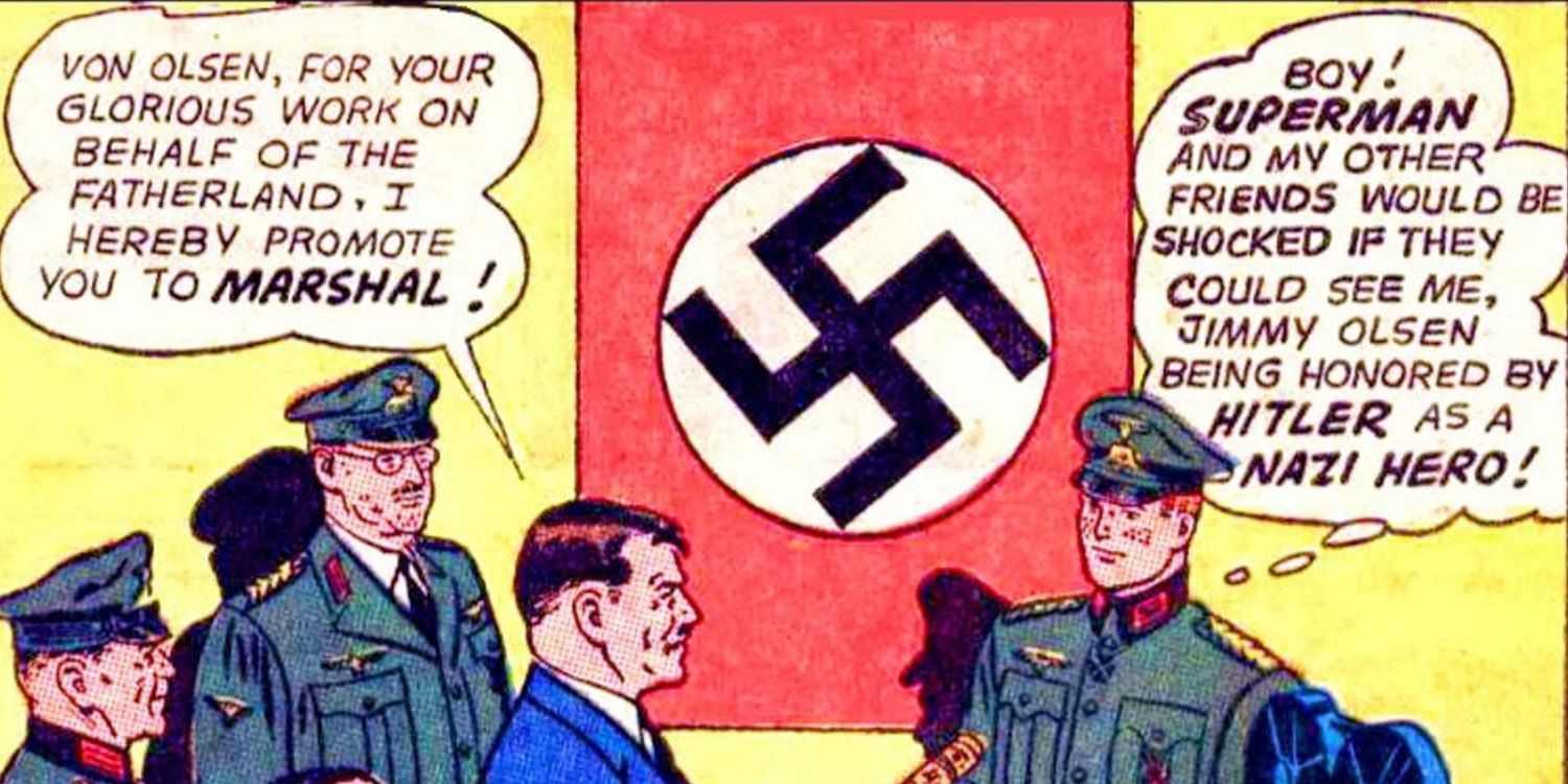 Jimmy Olsen as a Nazi