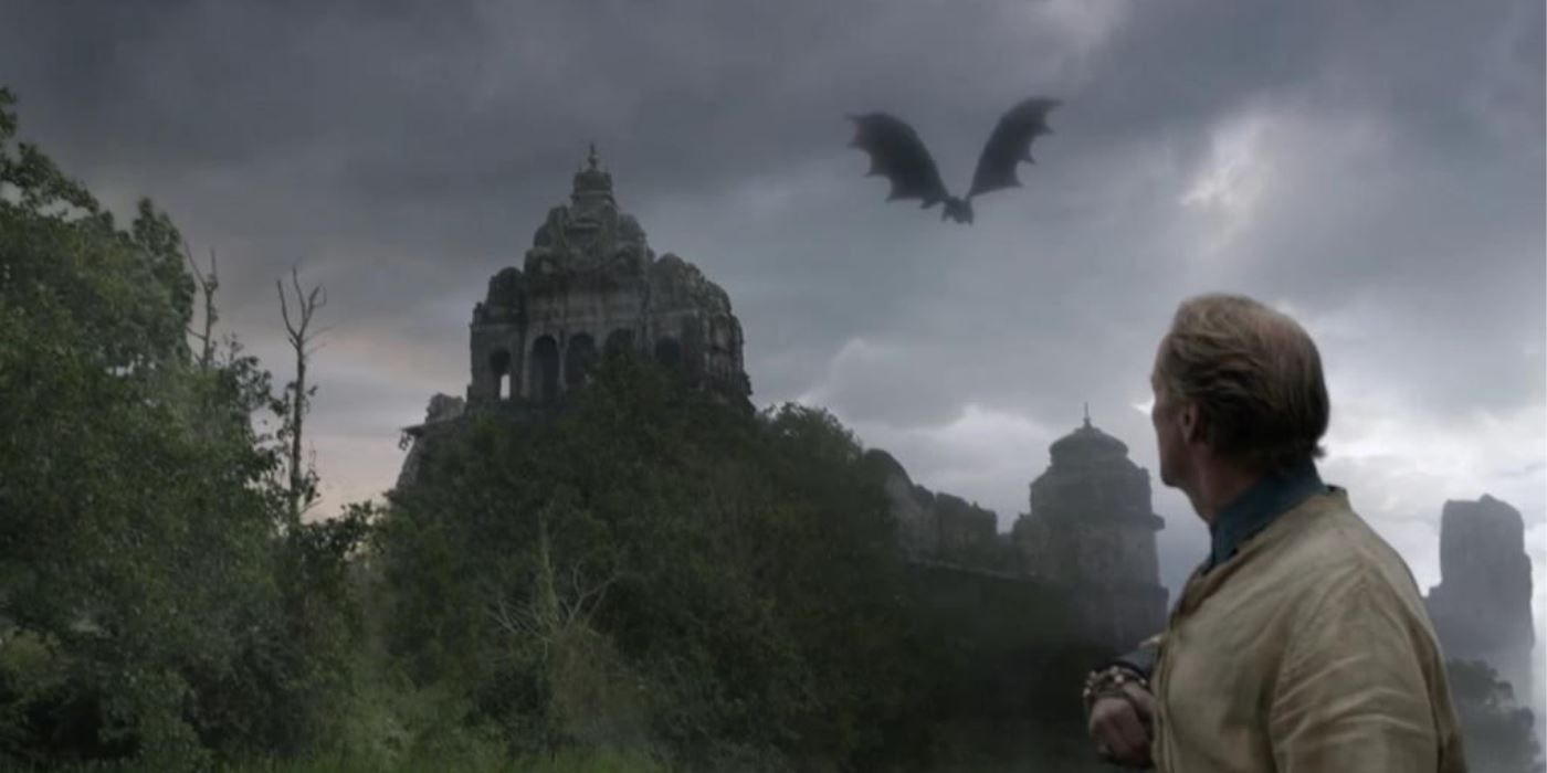 Jorah Mormont Passes Through Valyria in game of thrones