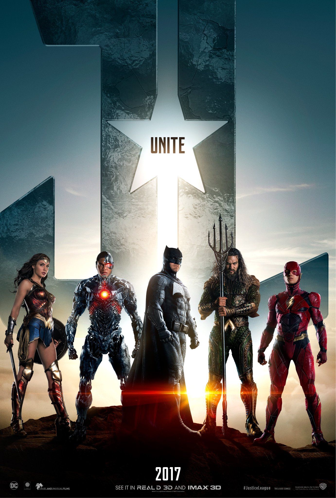 Justice League DC Films Team Poster