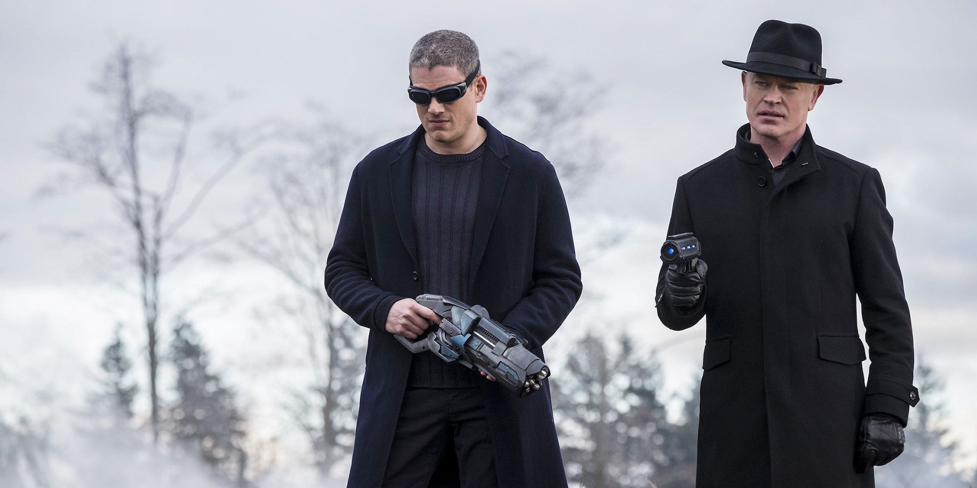 Damien Darhk with Captain Cold in Legends of Tomorrow