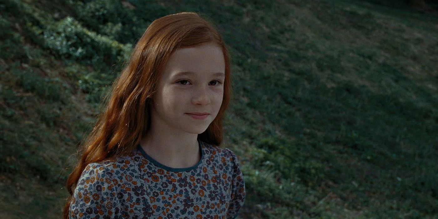 Young Lily Potter smiling in Harry Potter and the Deathly Hallows Part 2.