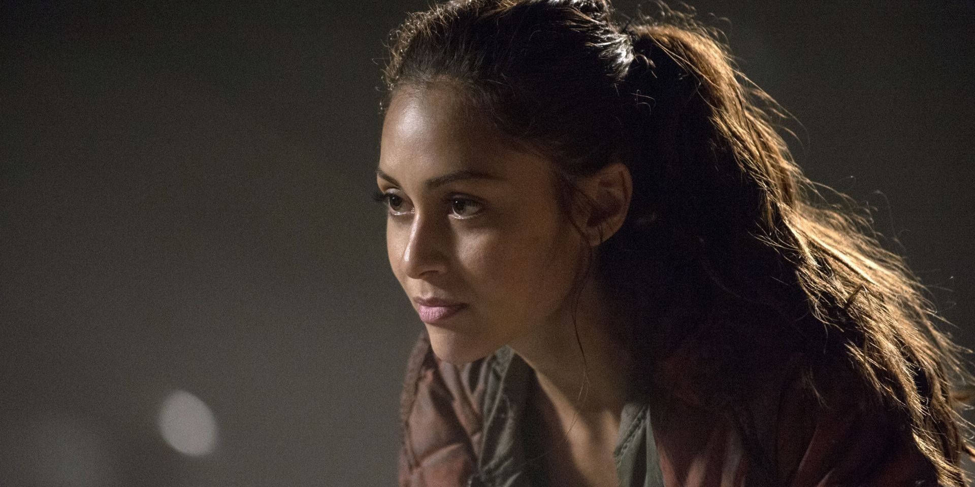 Lindsey Morgan as Raven in The 100