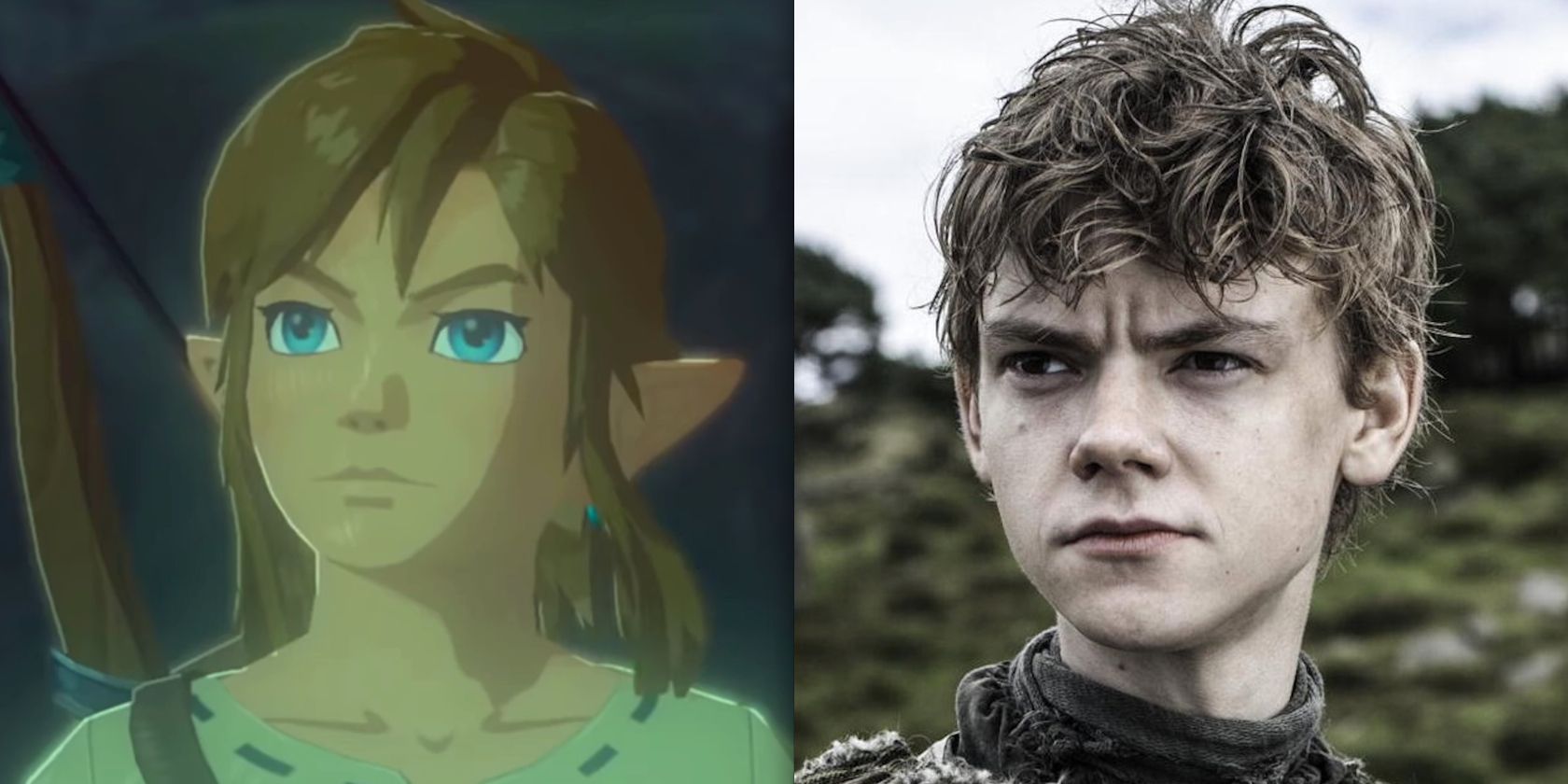 Link in The Legend of Zelda and Thomas Brodie-Stangster in Game of Thrones