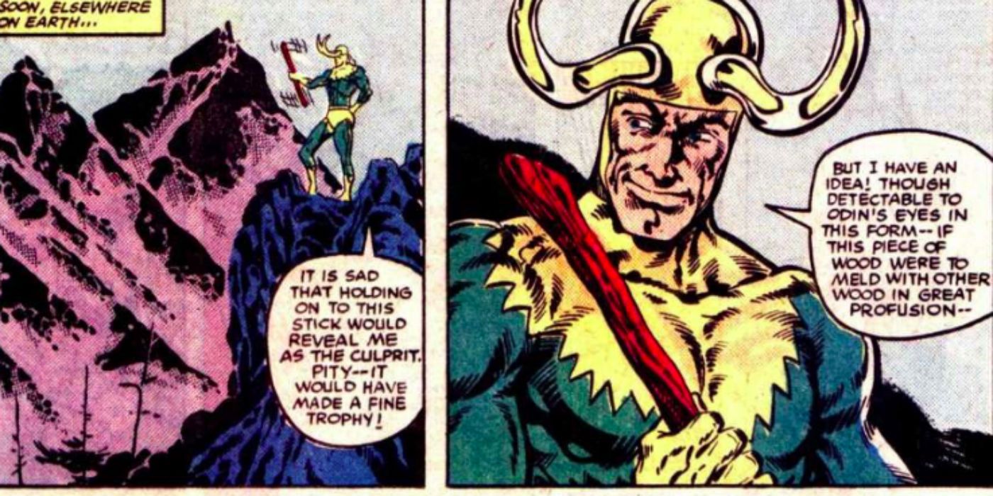 Loki Steals Thor's Hammer