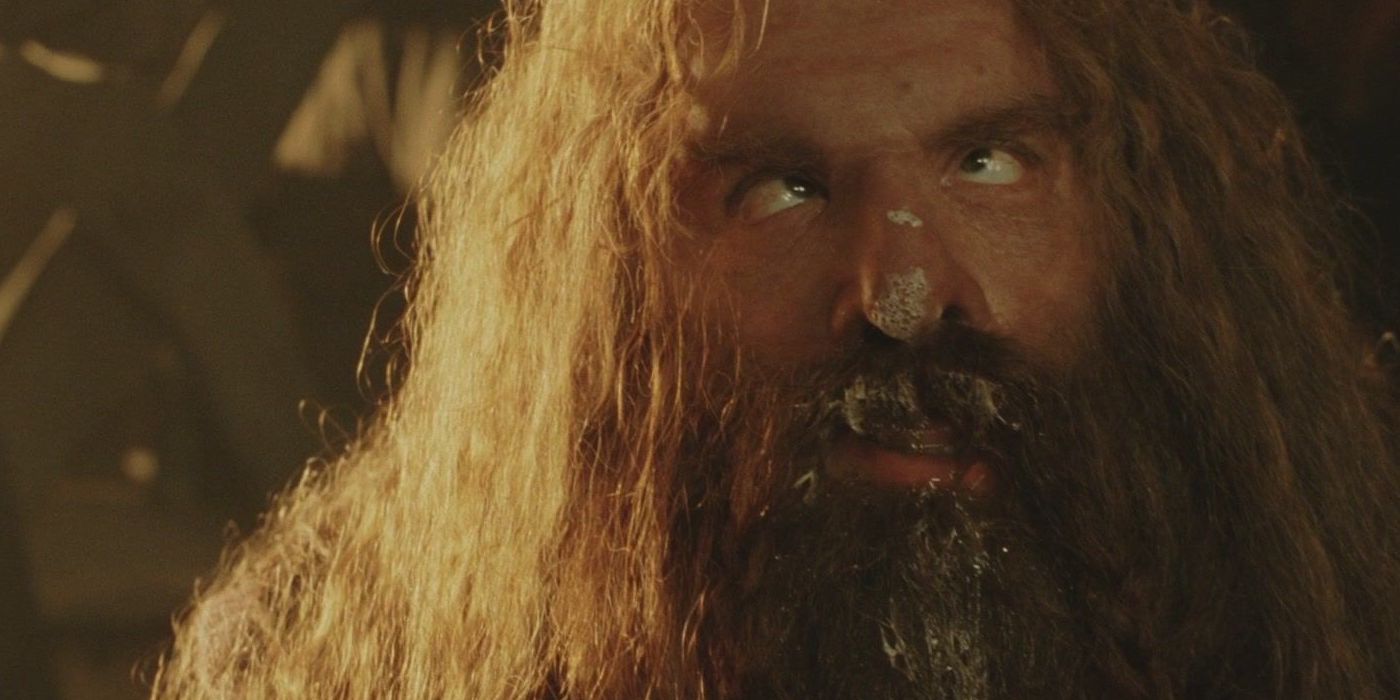 Lord of The Rings Gimli silly face