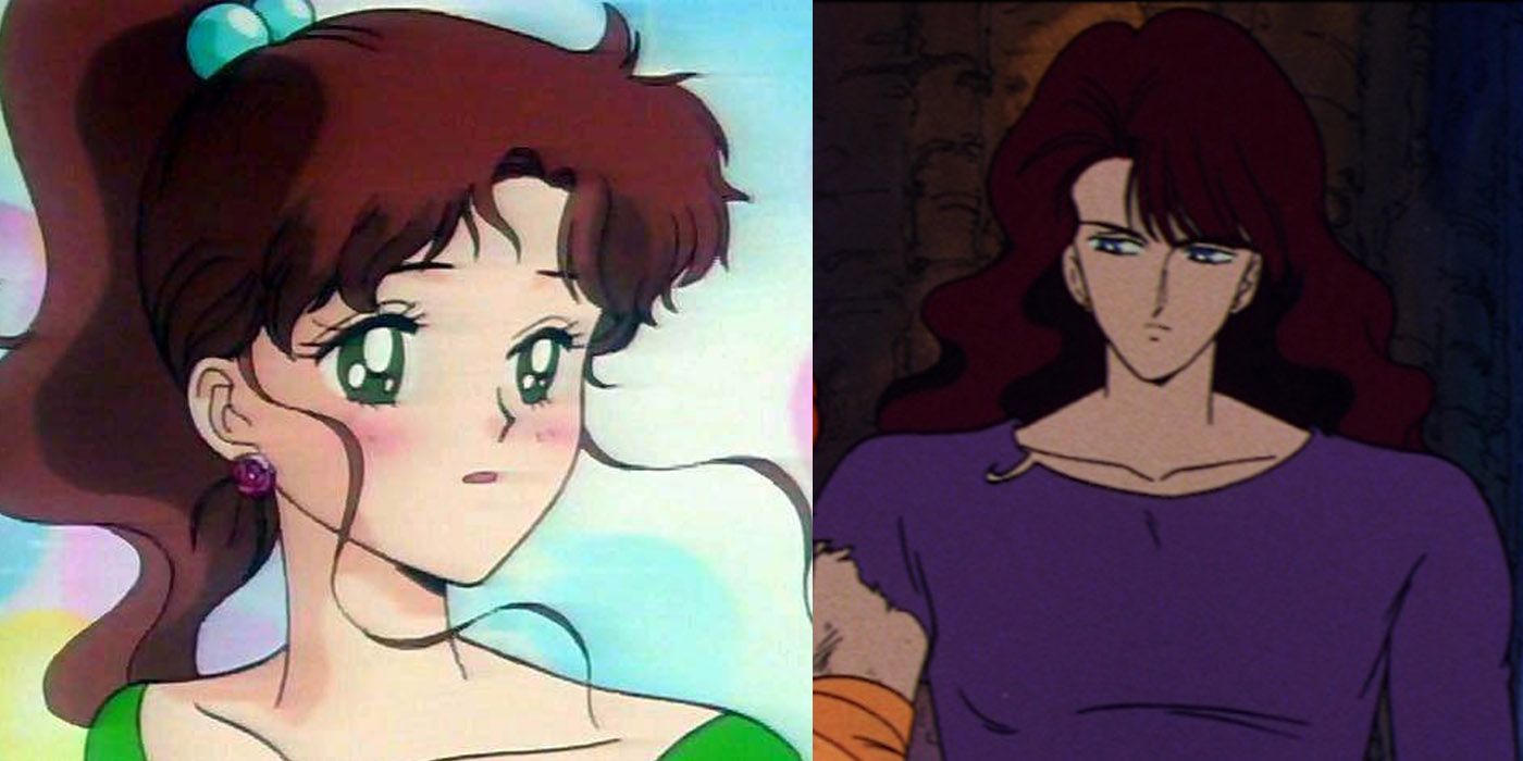 Makoto and Nephrite from the original Sailor Moon series