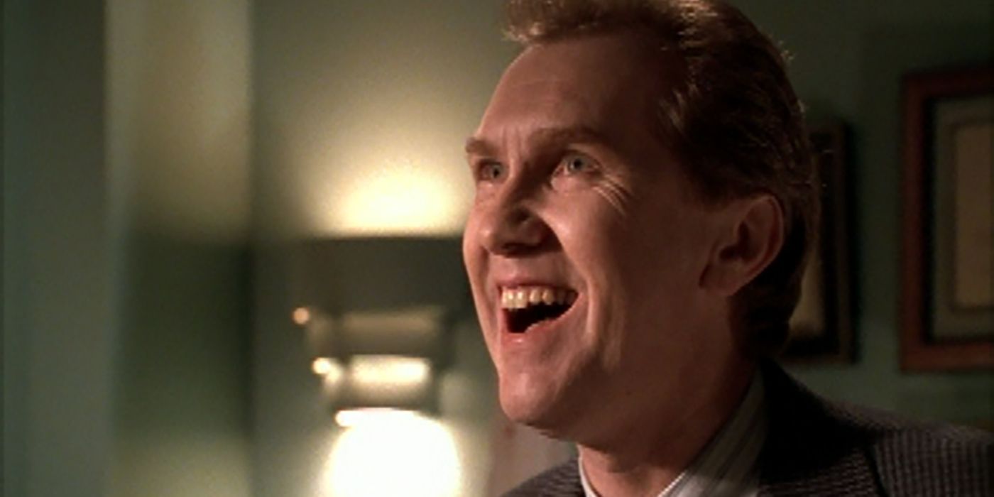 Mayor Wilkins smiling in Buffy The Vampire Slayer