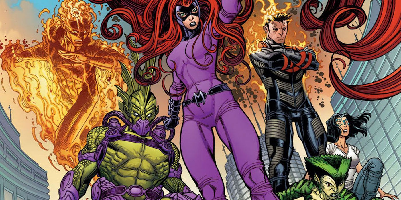 Medusa and the NuHumans from Uncanny Inhumans by Charles Soule