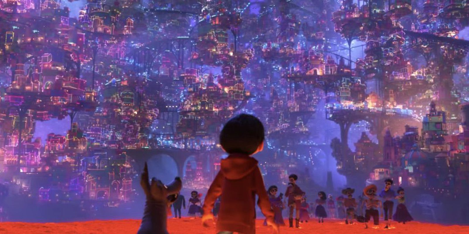 Miguel and Dante in Coco Trailer Disney Pixar