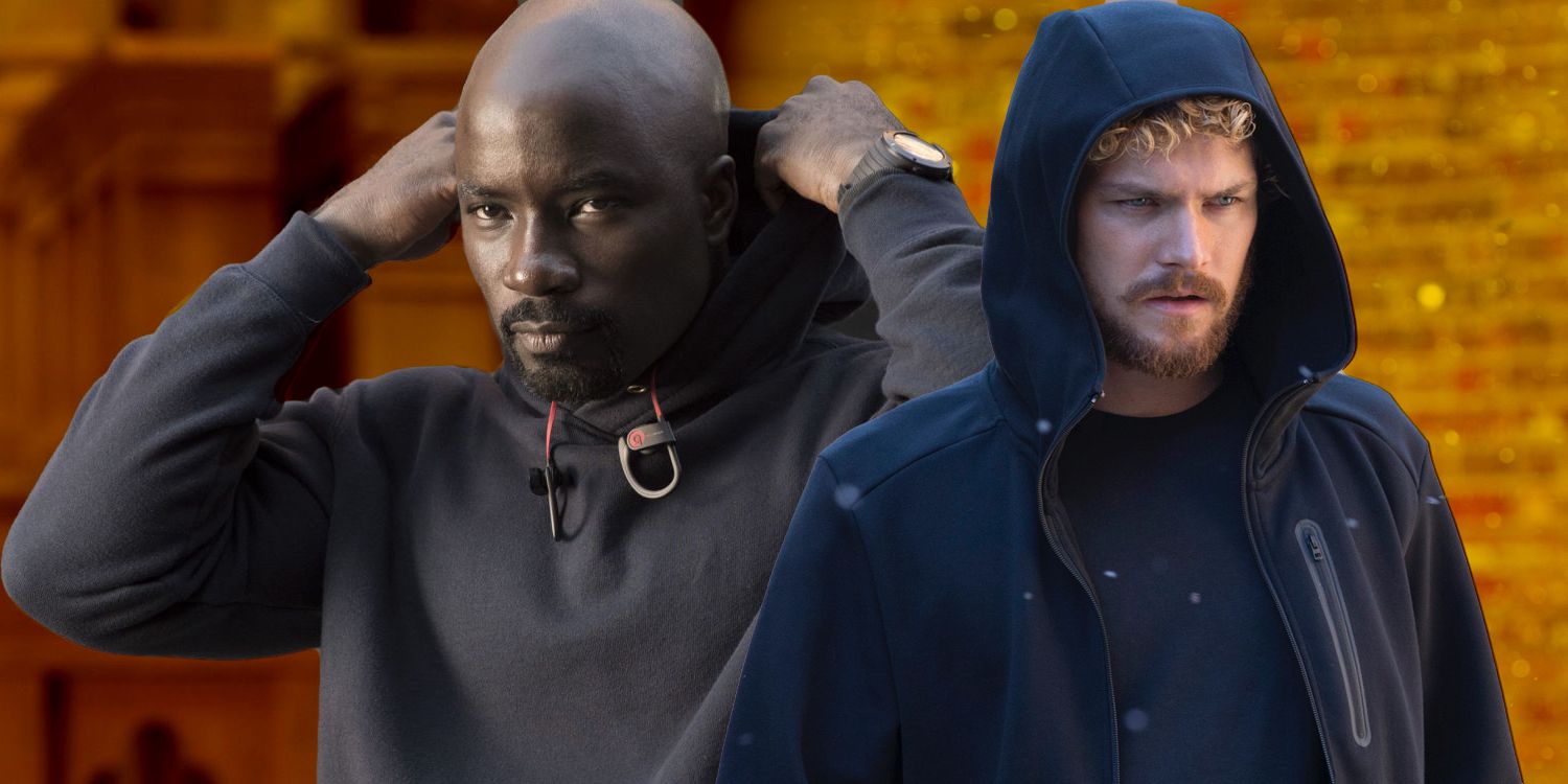 Mike Colter and Finn Jones Marvel Heroes For Hire