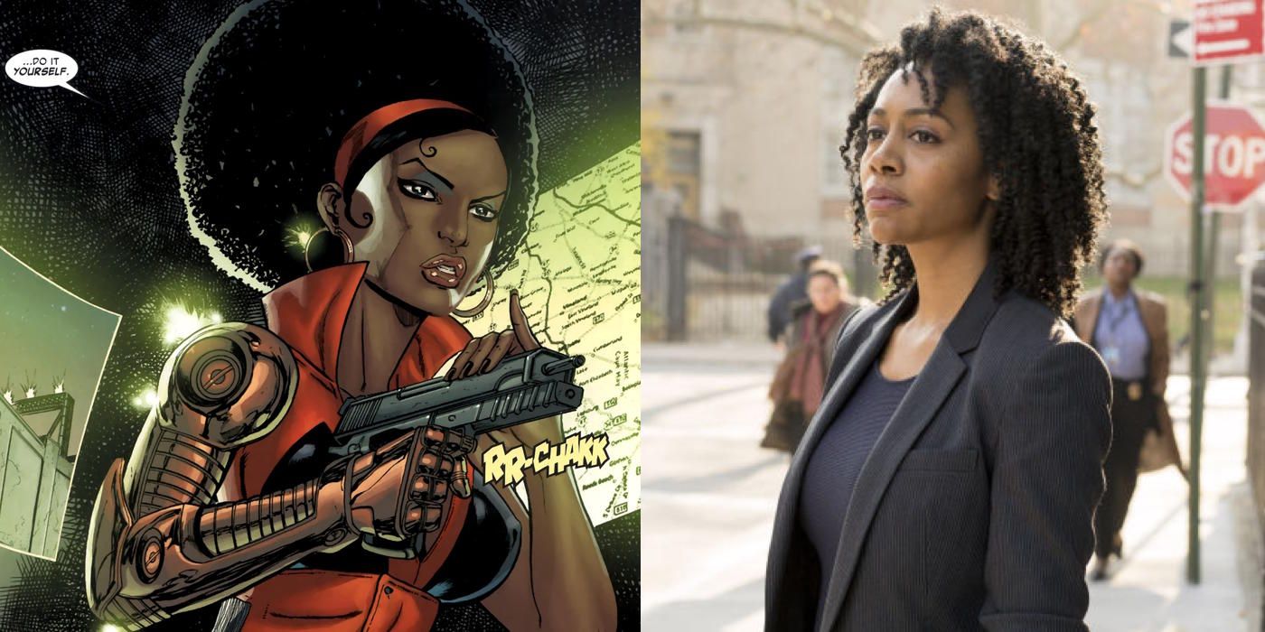 Misty Knight from Marvel Comics and Luke Cage on Netflix