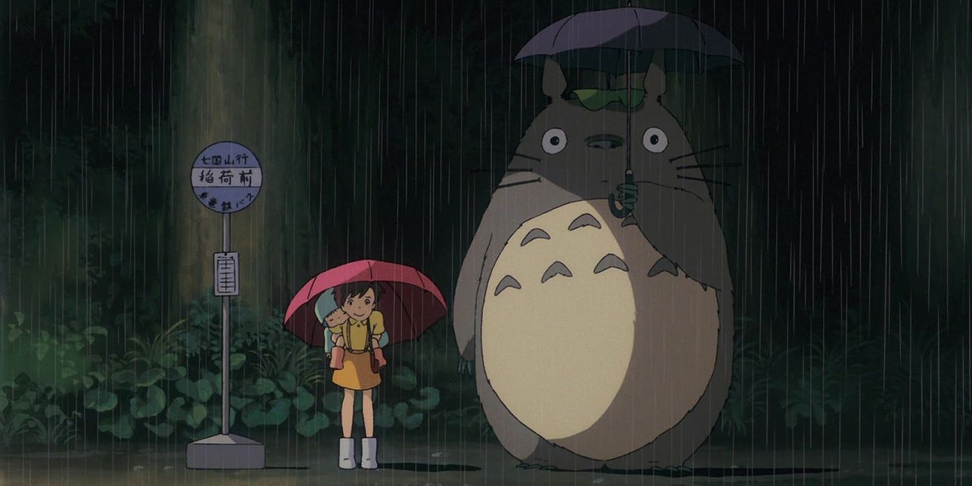 My Neighbour Totoro, Bus Stop/Umbrella Scene, Hayao Miyazaki, Studio Ghibli