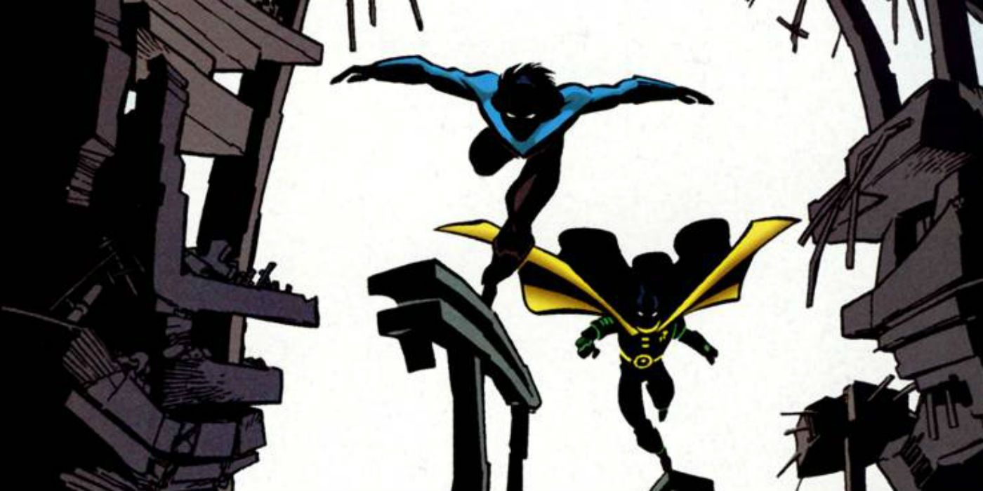 Nightwing and Robin in Nightwing 25 The Boys