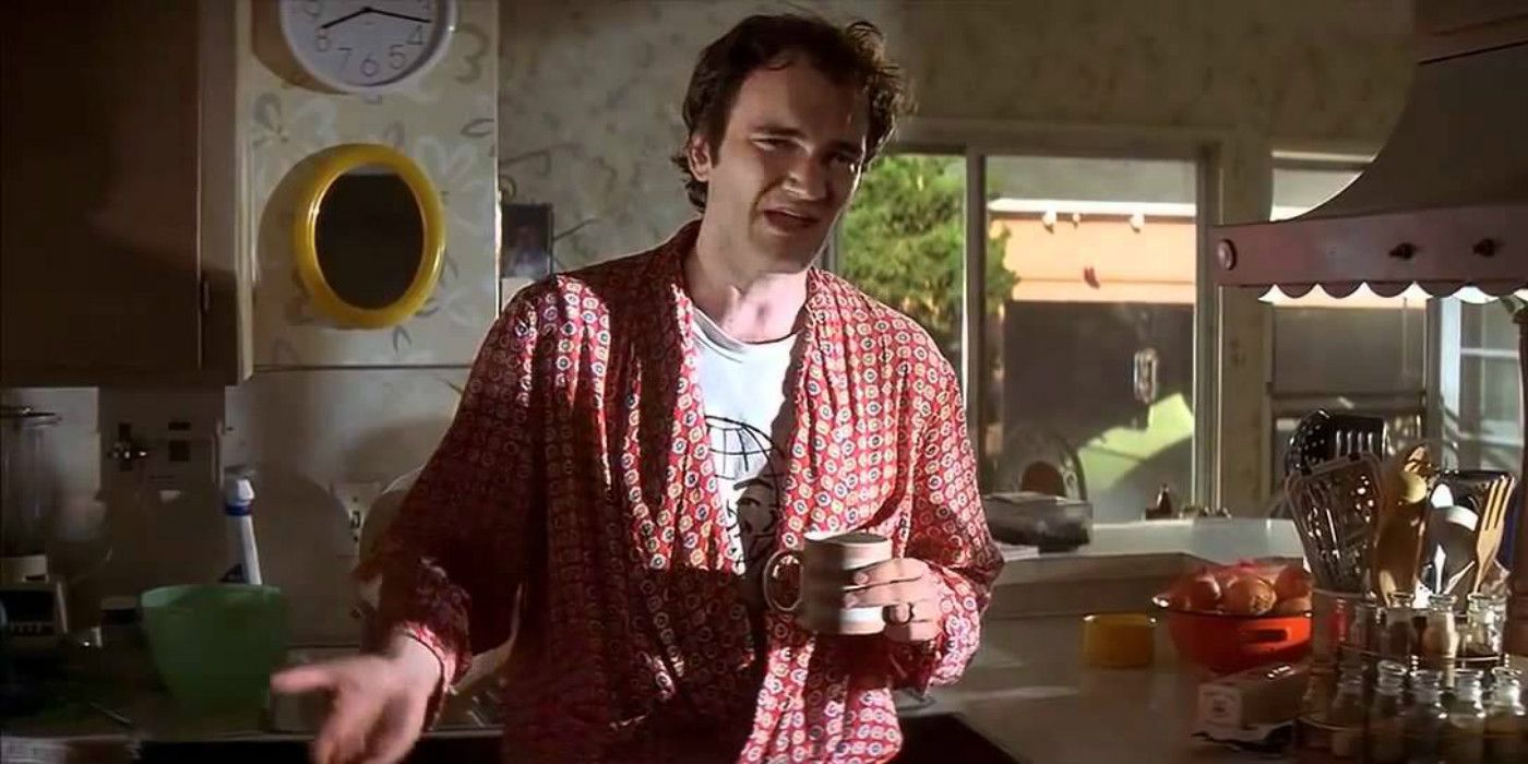 Quentin Tarantino in Pulp Fiction.