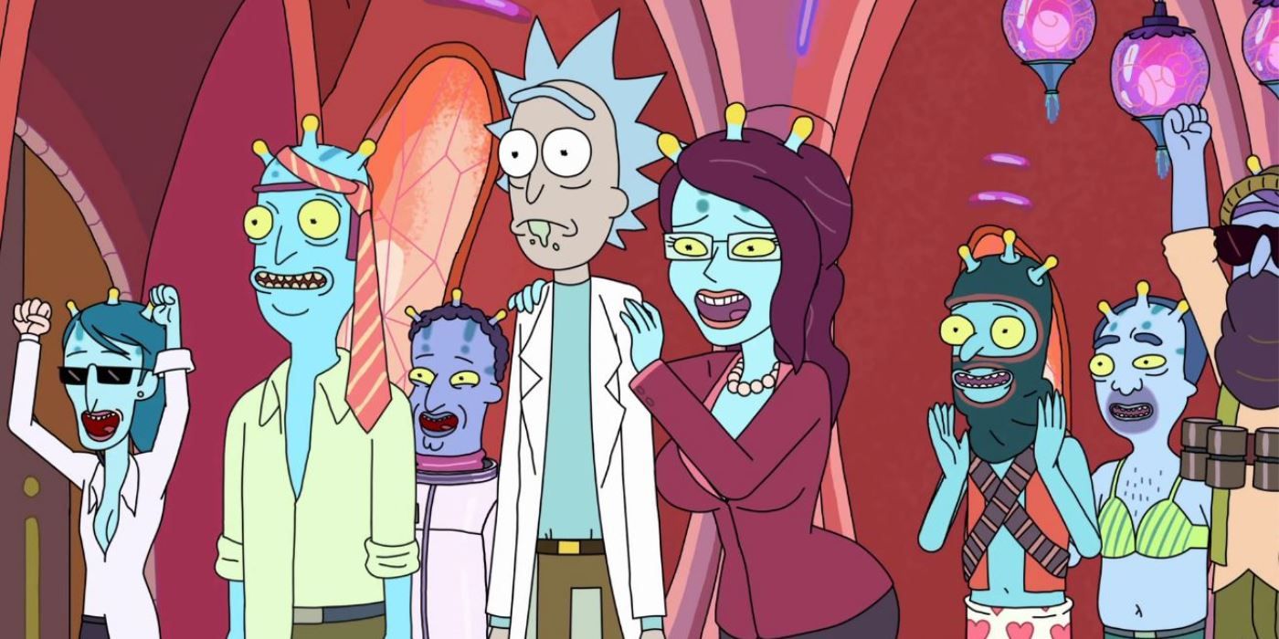 Unity and Rick together on Rick and Morty