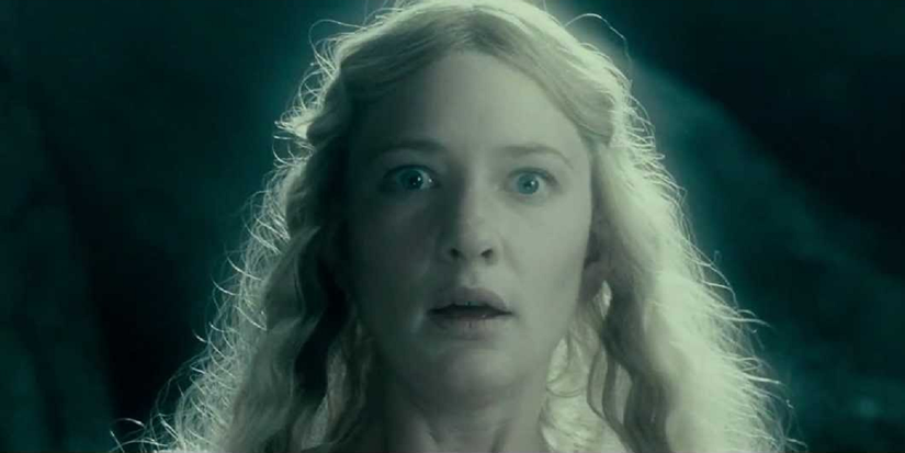 Cate Blanchett as Galadriel in The Lord of the Rings.