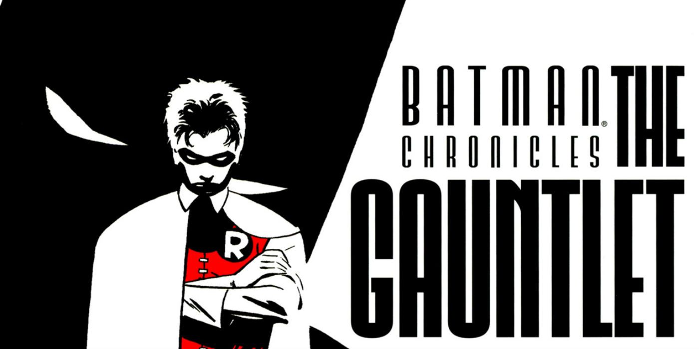 Robin on the cover of Batman Chronicles The Gauntlet