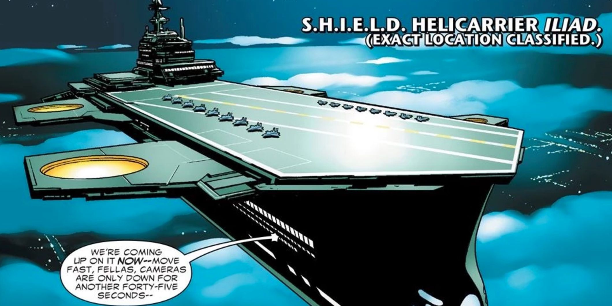 SHIELD Helicarrier Iliad in Secret Avengers