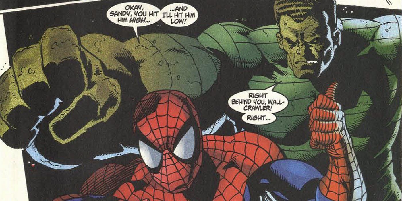 Spider-Man and Sandman team up in Marvel Comics