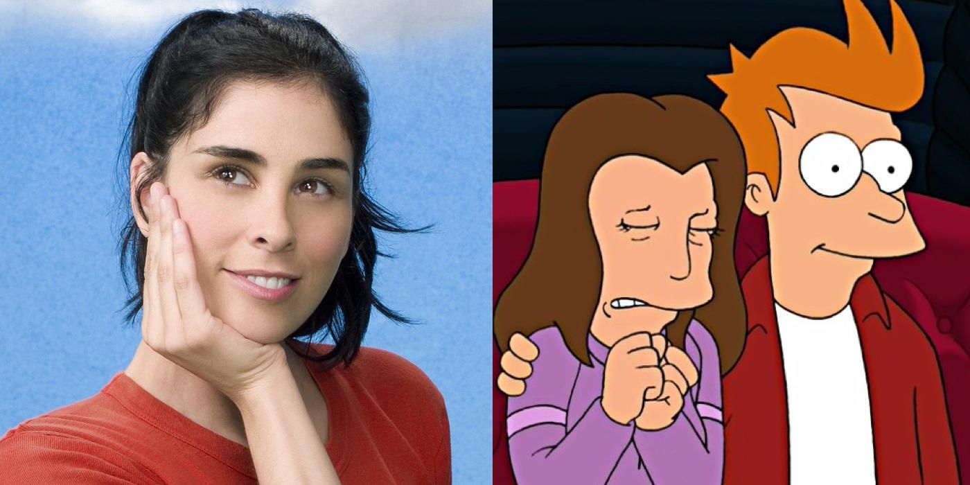 Sarah Silverman as Fry's Girlfriend Michelle Jenkins on Futurama